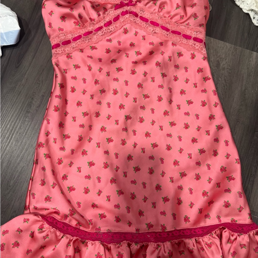 NWOT Floral Pink Nightgown